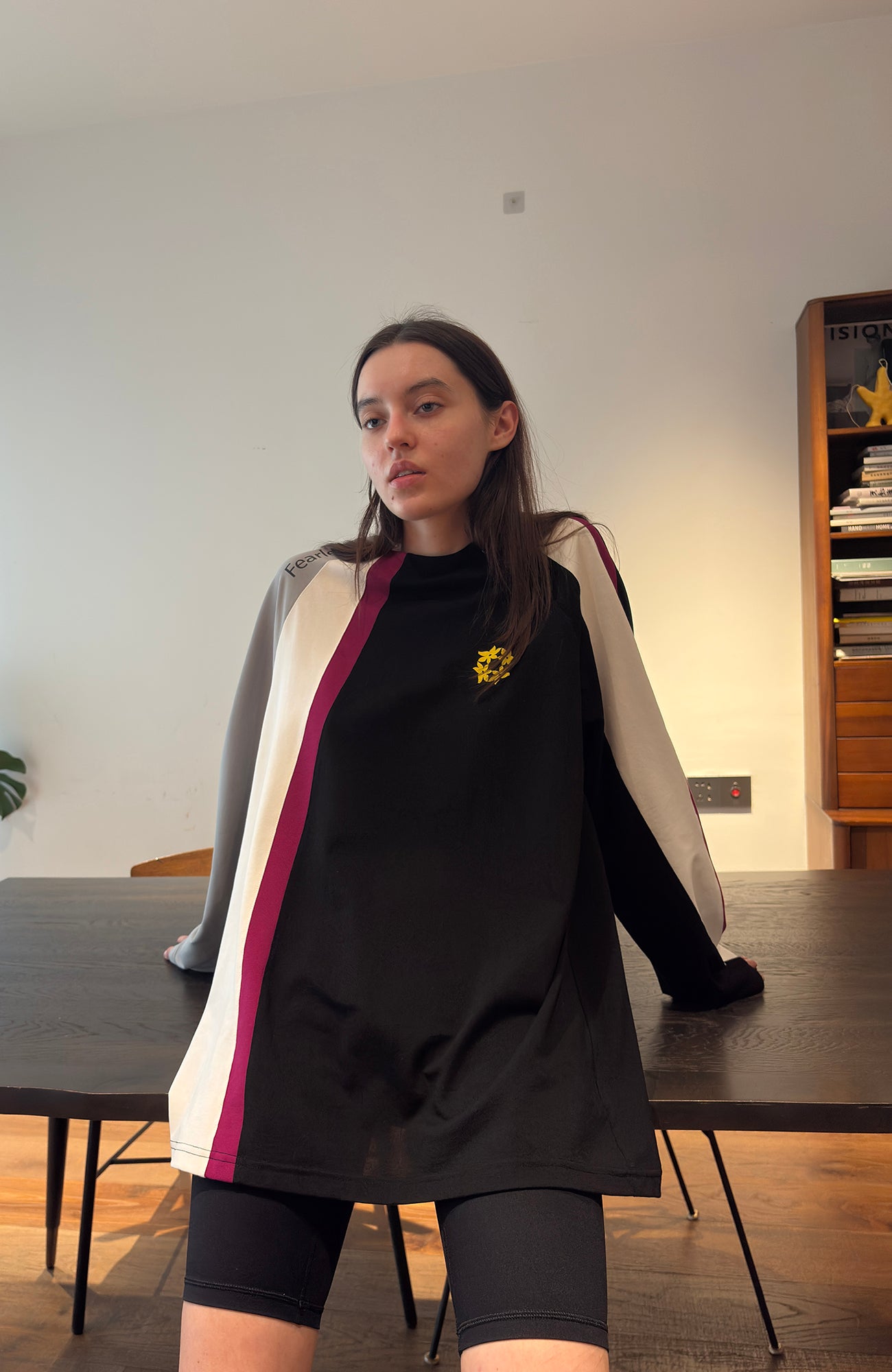 MIICHOUS Asymmetric Colorblocked Quick-Dry Long-Sleeve Tee-L/S Tee-S-Free Shipping Leatheretro