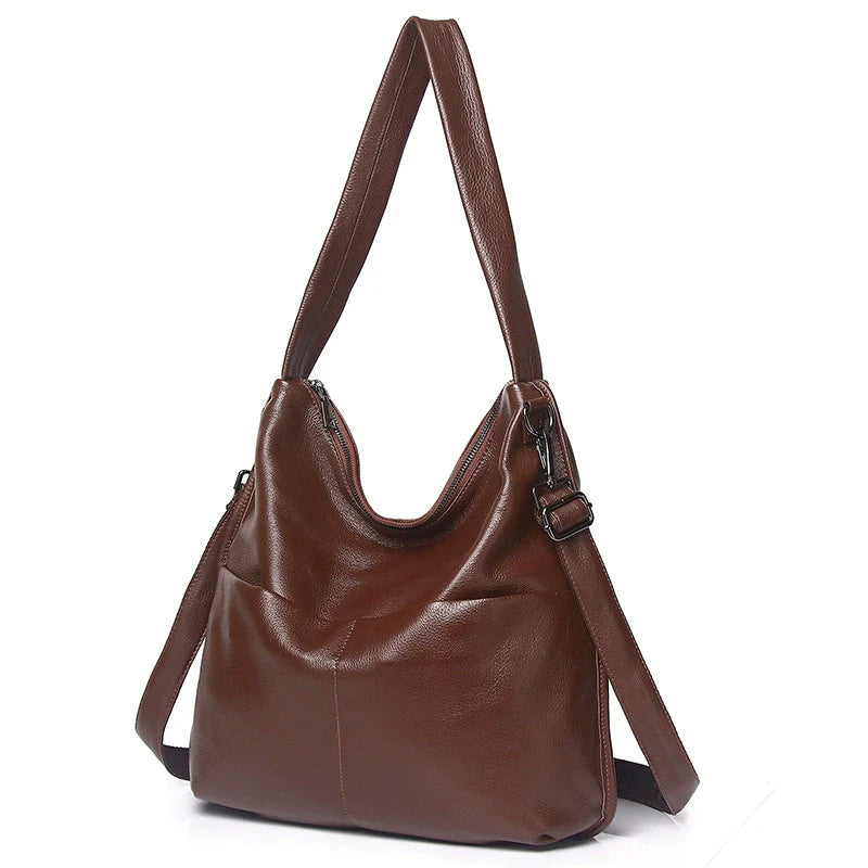 Korean Casual Large Capacity Women's Shoulder Bag-Handbags-Brown-Free Shipping Leatheretro