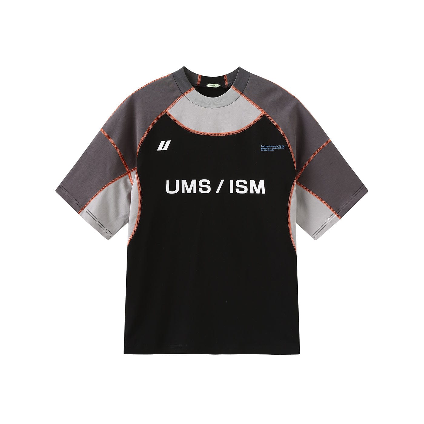 UMAMIISM Deconstructed Racing Raglan T-Shirt-T Shirt-XS-Free Shipping Leatheretro