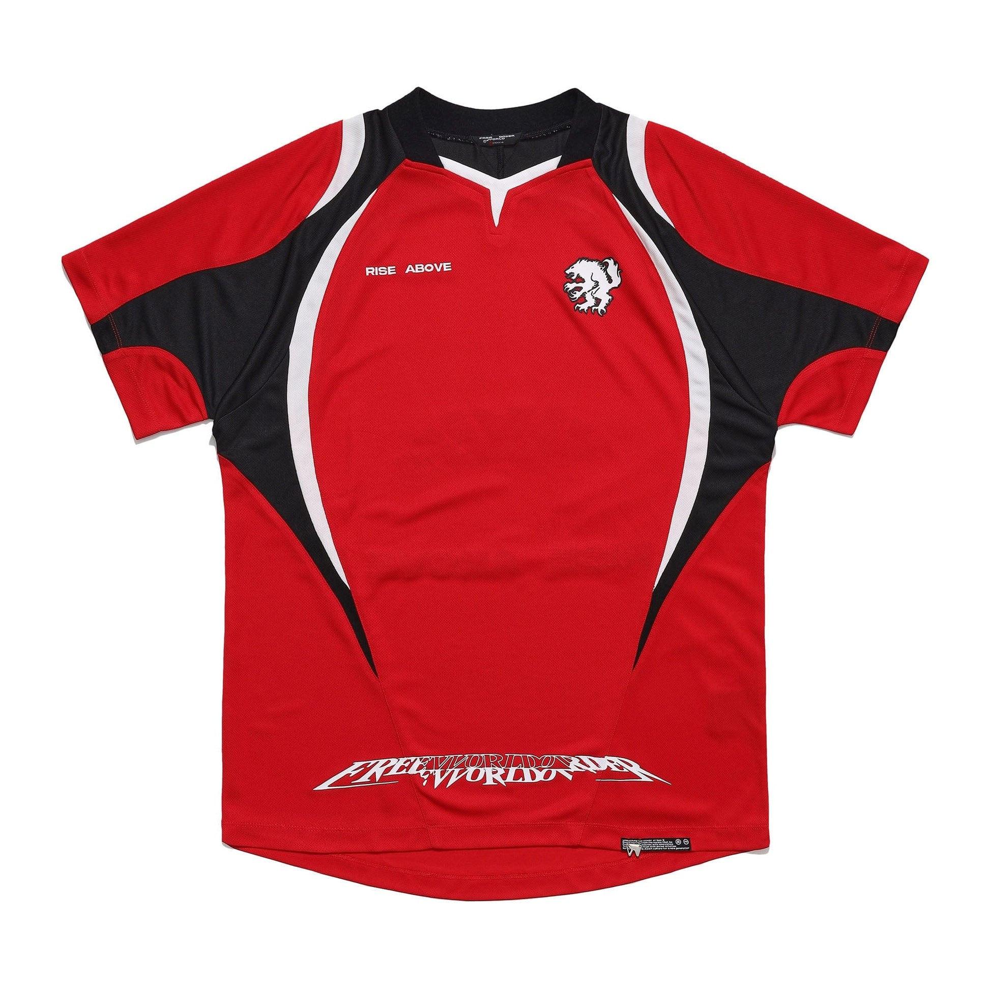 FVVO Retro Contrast Spliced Racing T-Shirt-T Shirt-S-Red-Free Shipping Leatheretro