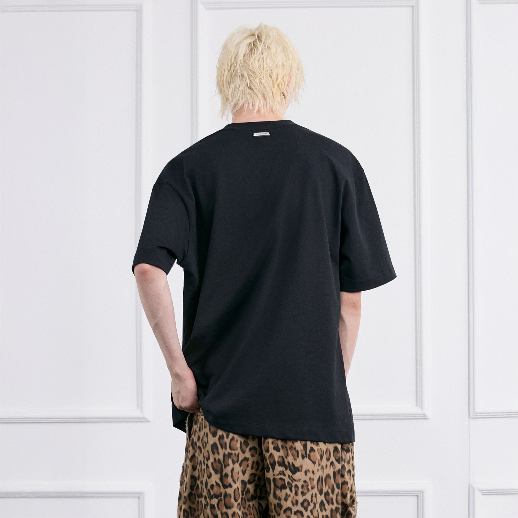 FACEONLAB Whimsical Cow and Horse T-Shirt-T Shirt-Black-S-Free Shipping Leatheretro