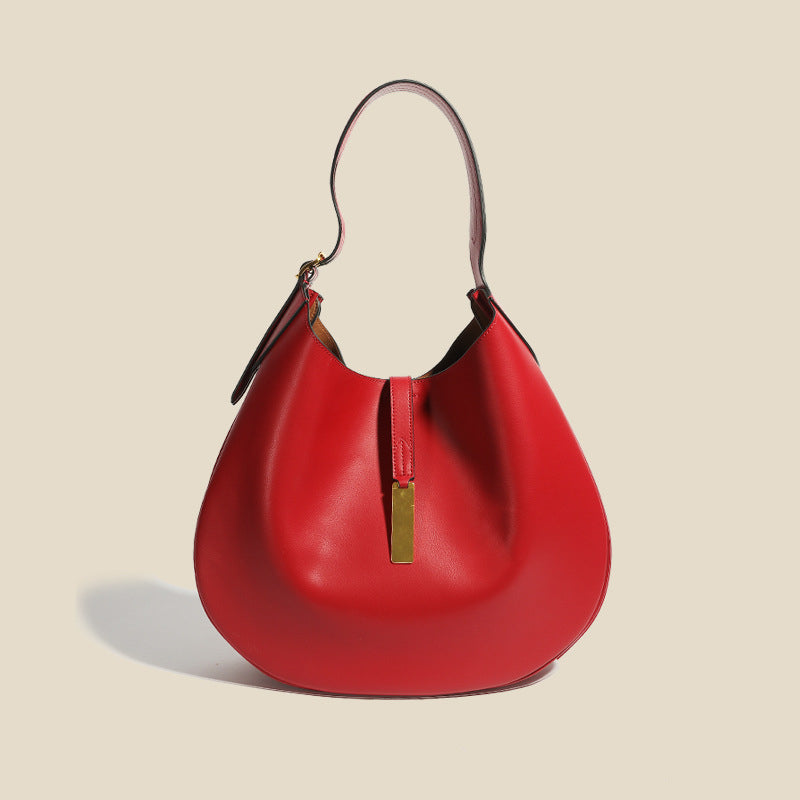 Vintage Fashion Women's Shoulder Bag | Large Hobo Tote Handbag-Tote Bag-Red-Free Shipping Leatheretro