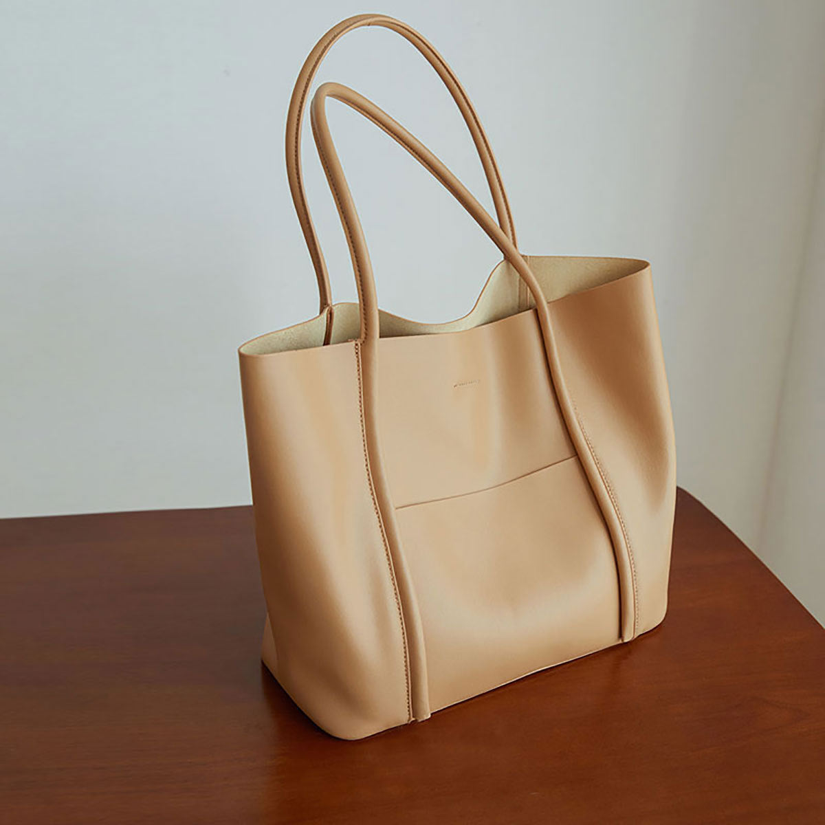 Large Luxury Leather Shoulder Bag Women Tote Bag-Tote Bag-Brown-Free Shipping Leatheretro