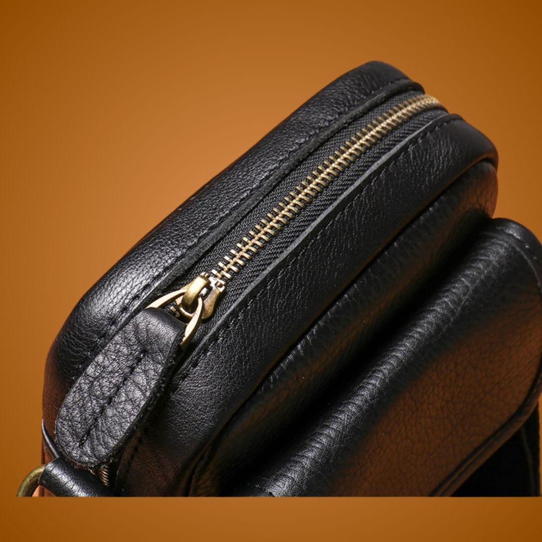 Lightweight Simple Crossbody Sling Bag-Handbags-Black-Free Shipping Leatheretro