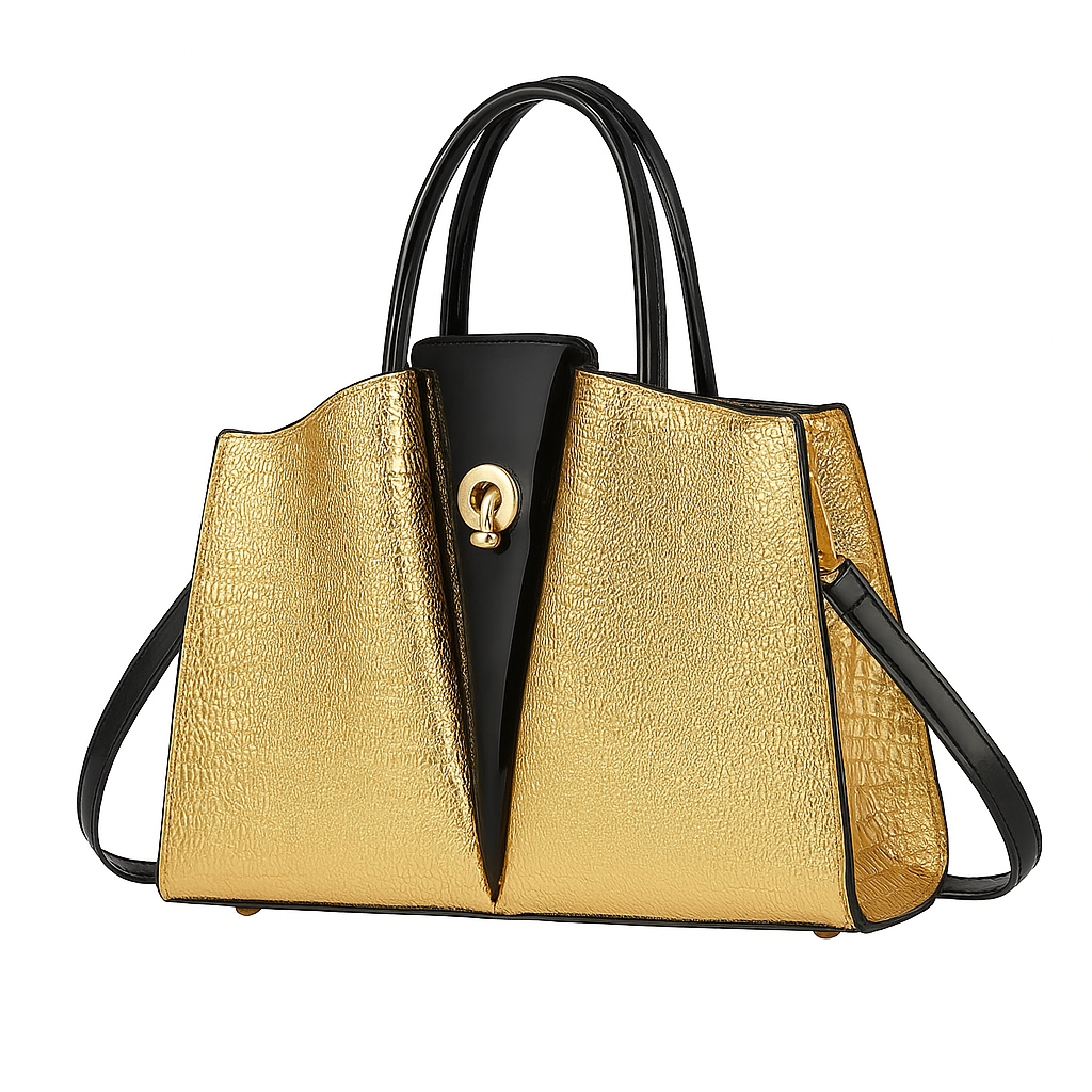 Luxury Designer Ladies Shopper Messenger Bags-Handbags-Black-Free Shipping Leatheretro