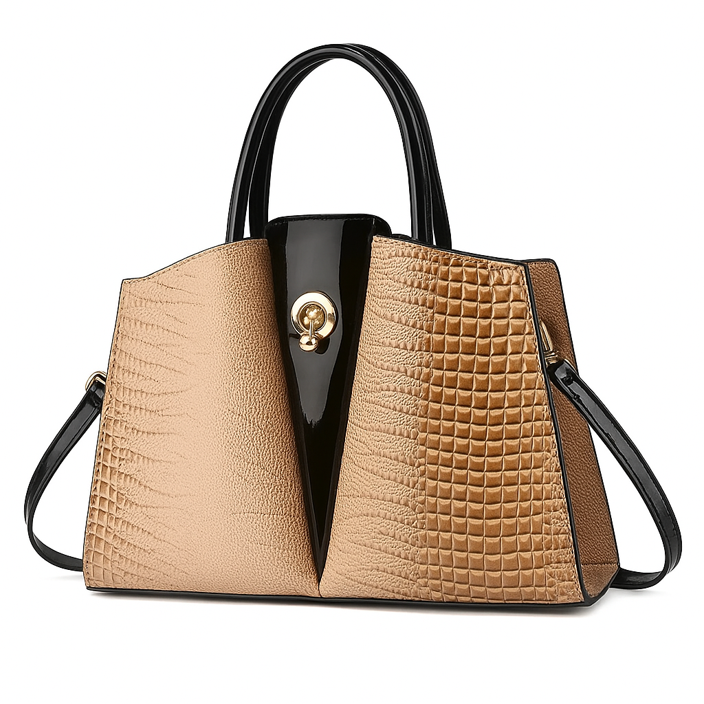 Luxury Designer Ladies Shopper Messenger Bags-Handbags-Black-Free Shipping Leatheretro