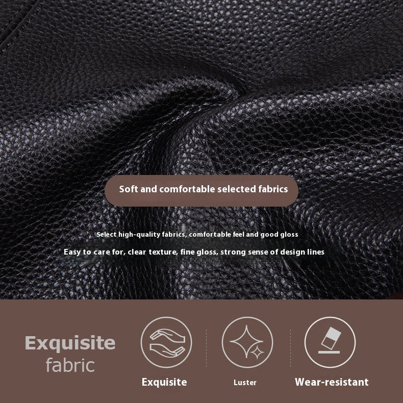 Luxury Soft Cowhide Leather Tote Bag - Women's Shoulder Handbag-Handbags-Grey Brown-Free Shipping Leatheretro