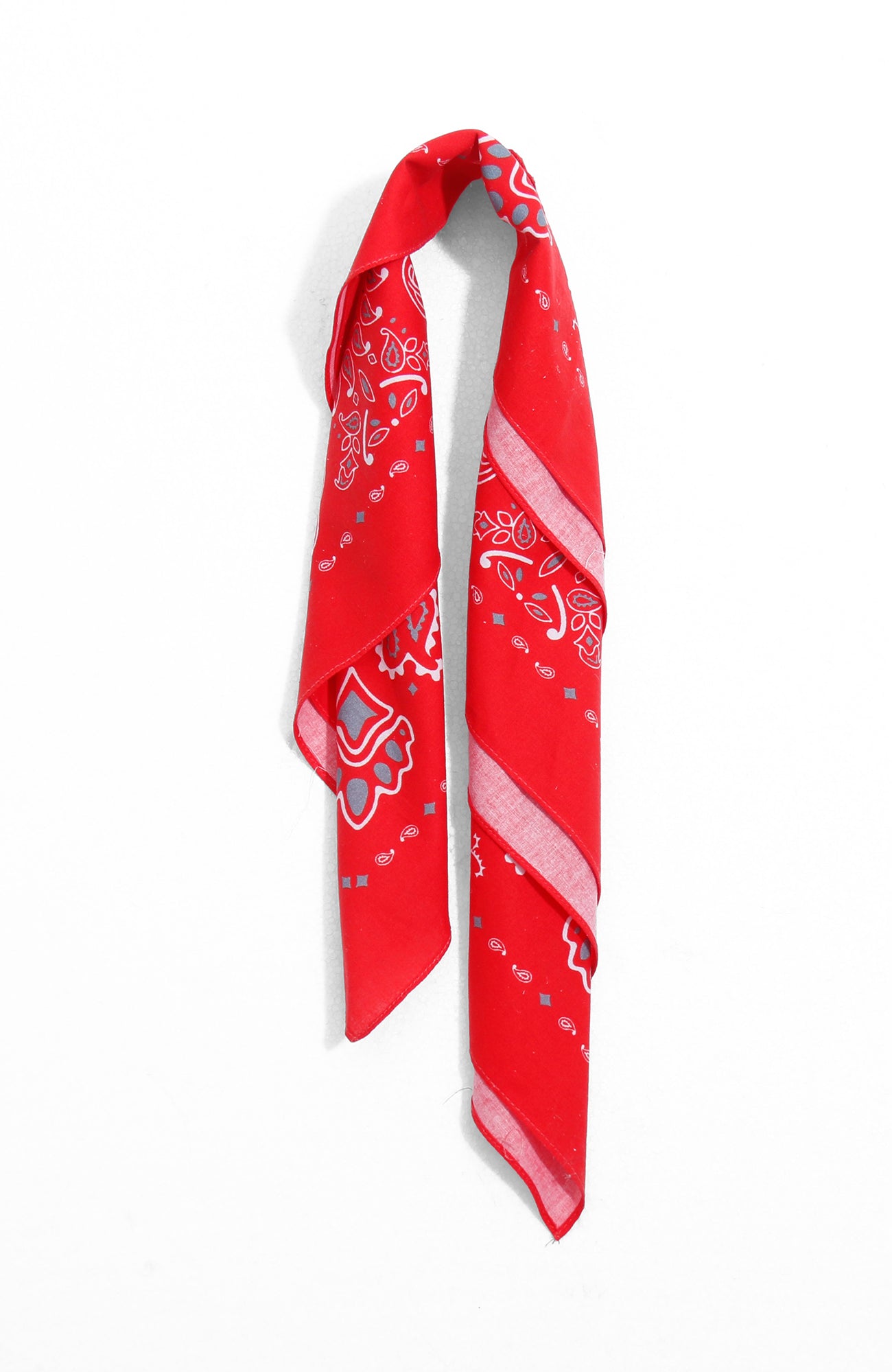 UNTILWERICH Paisley Square Bandana-Accessories-One Size-White-Free Shipping Leatheretro