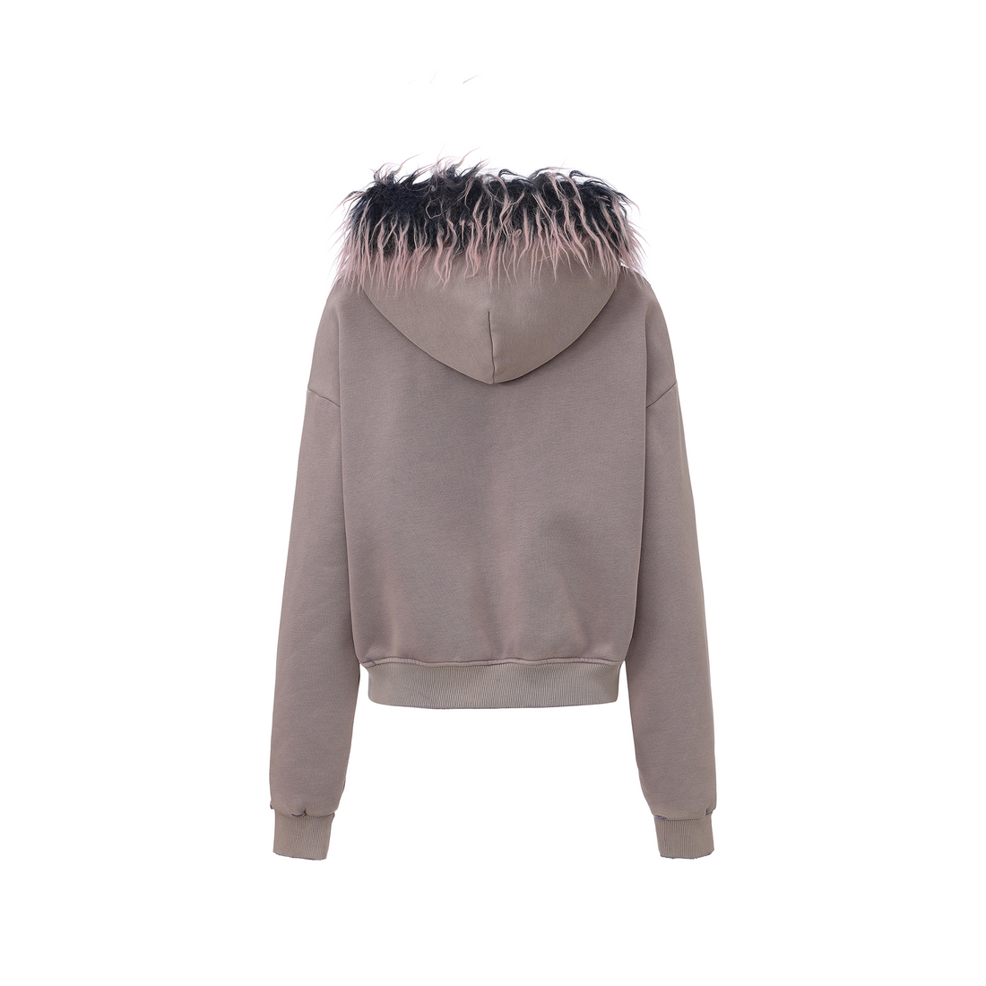 VANN VALRENCE Detachable Faux Fur Hood Distressed Jacket-Jacket-S-Free Shipping Leatheretro