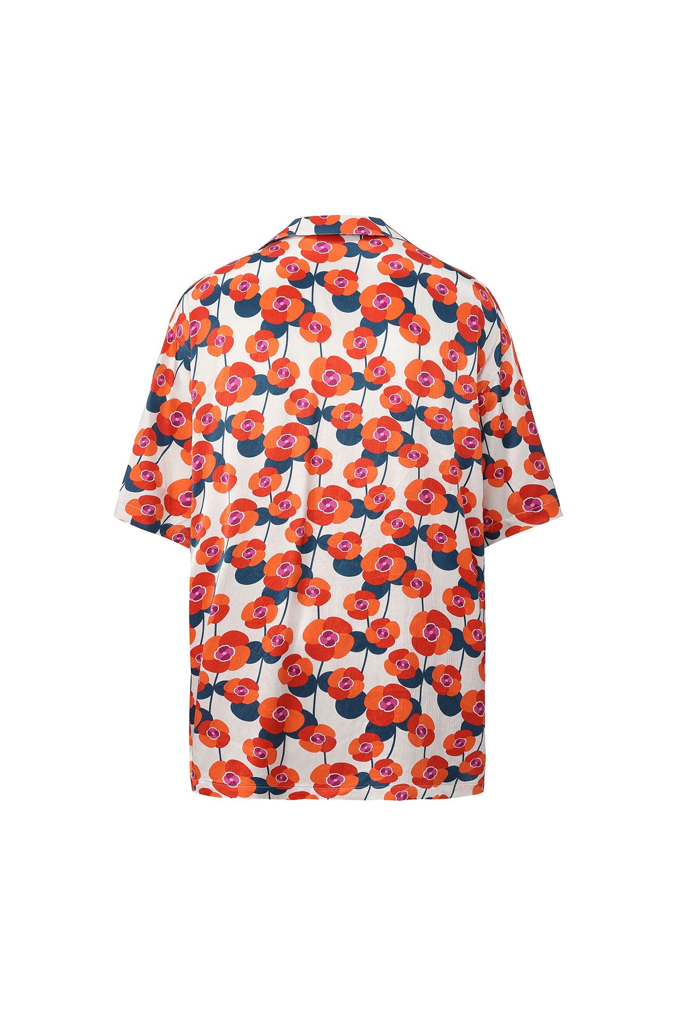 VANN VALRENCE Bloom Full-Print Half Shirt-Shirt-S-Free Shipping Leatheretro