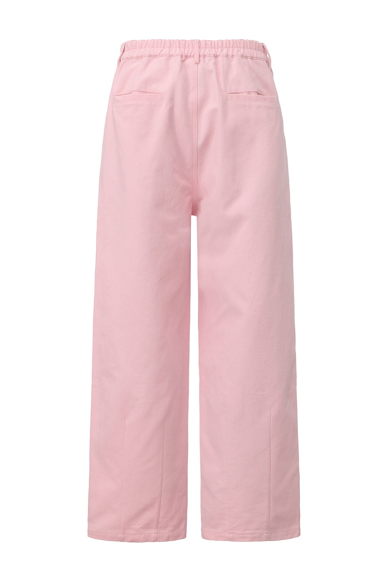 VANN VALRENCE Double-Knee Pleats Cotton Straight-Leg Pants-Pants-S-Free Shipping Leatheretro