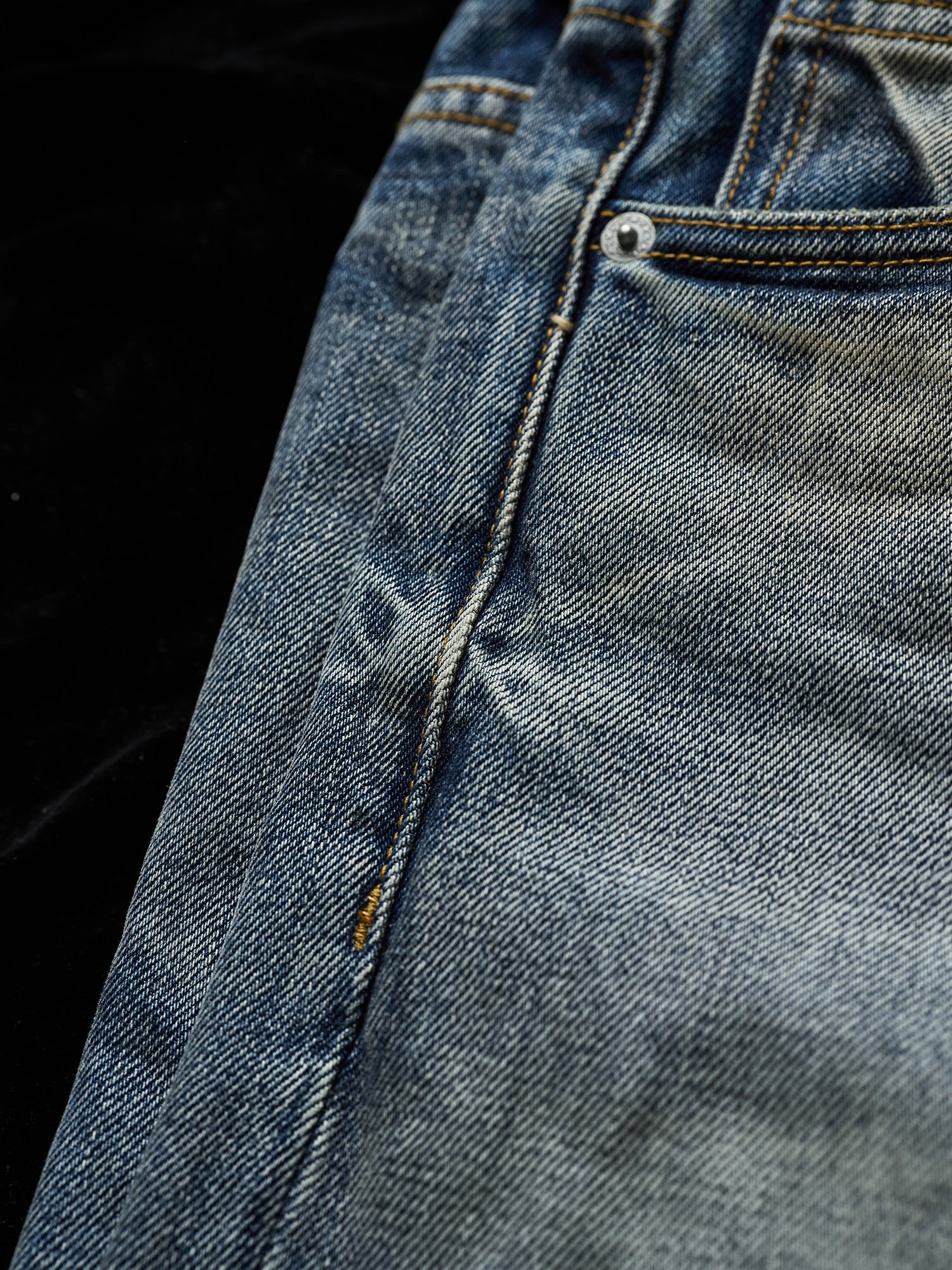 NEIGBORL Whiskering Washed Straight-Leg Jeans-Jeans-S-Free Shipping Leatheretro