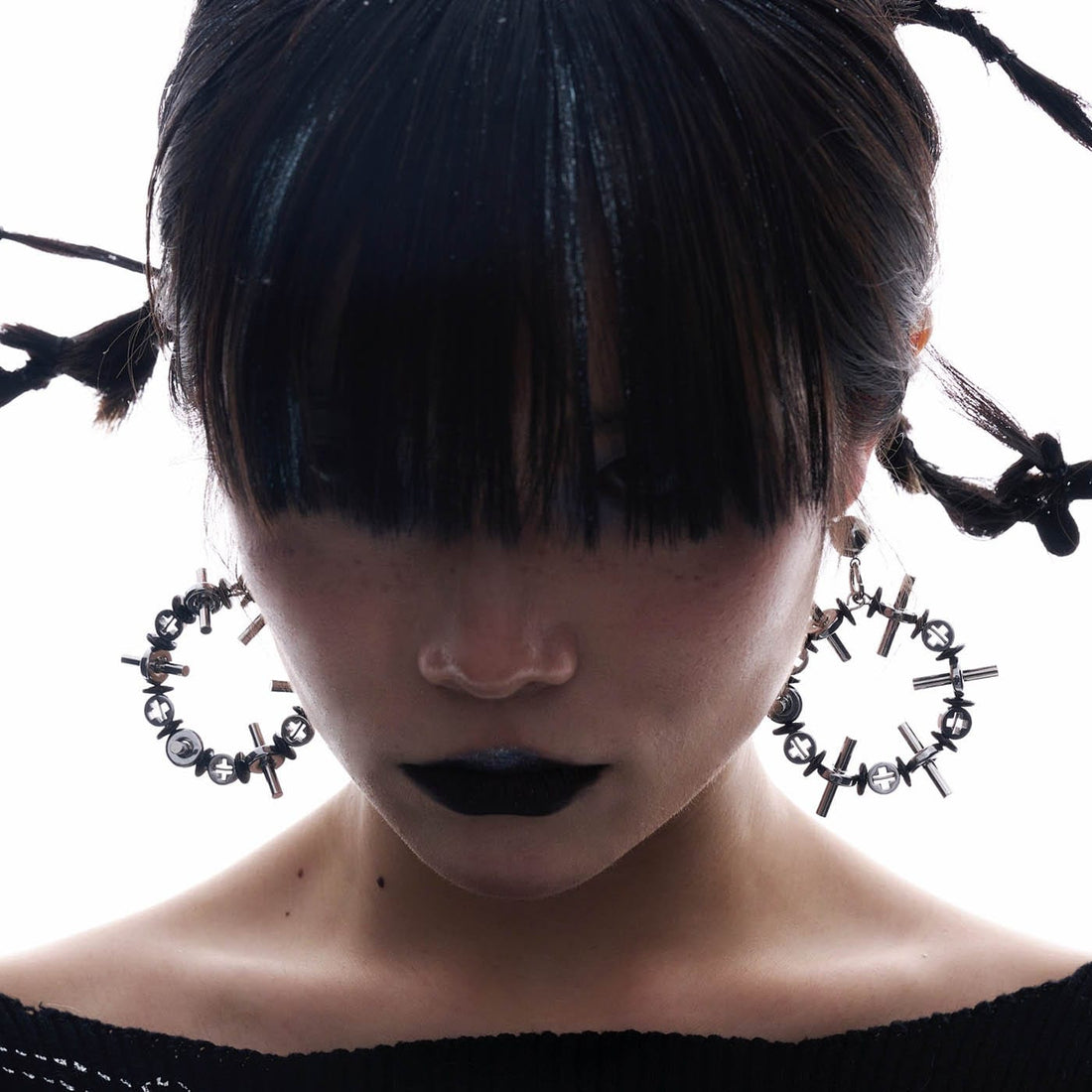 ILLUSORY The Infiltrator Circular Earings / Ear Clips-Earring-Earrings-Free Shipping Leatheretro