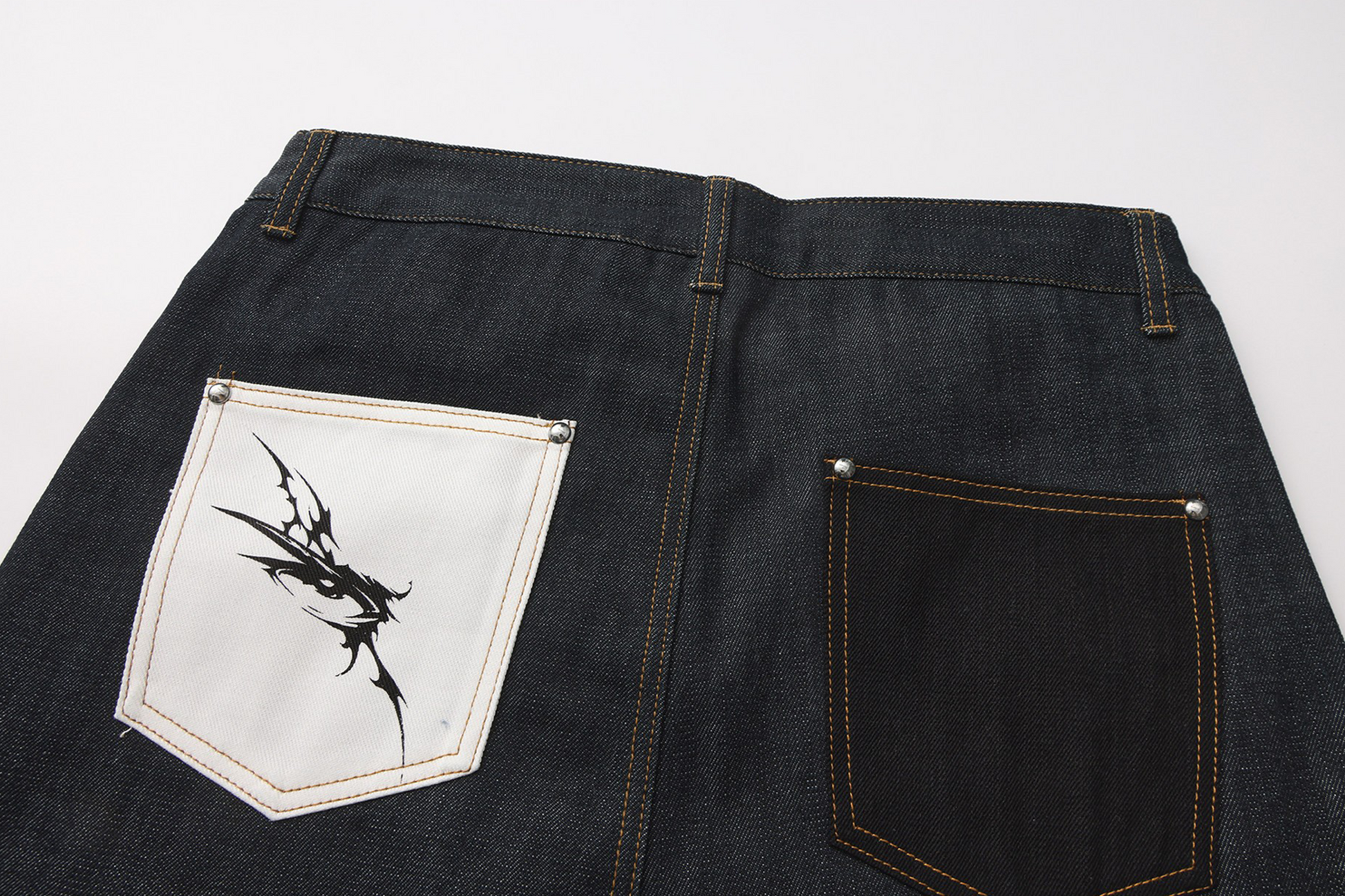 PAIKI Thorn Totem Selvedge Jeans-Jeans-S / 31"-Free Shipping Leatheretro