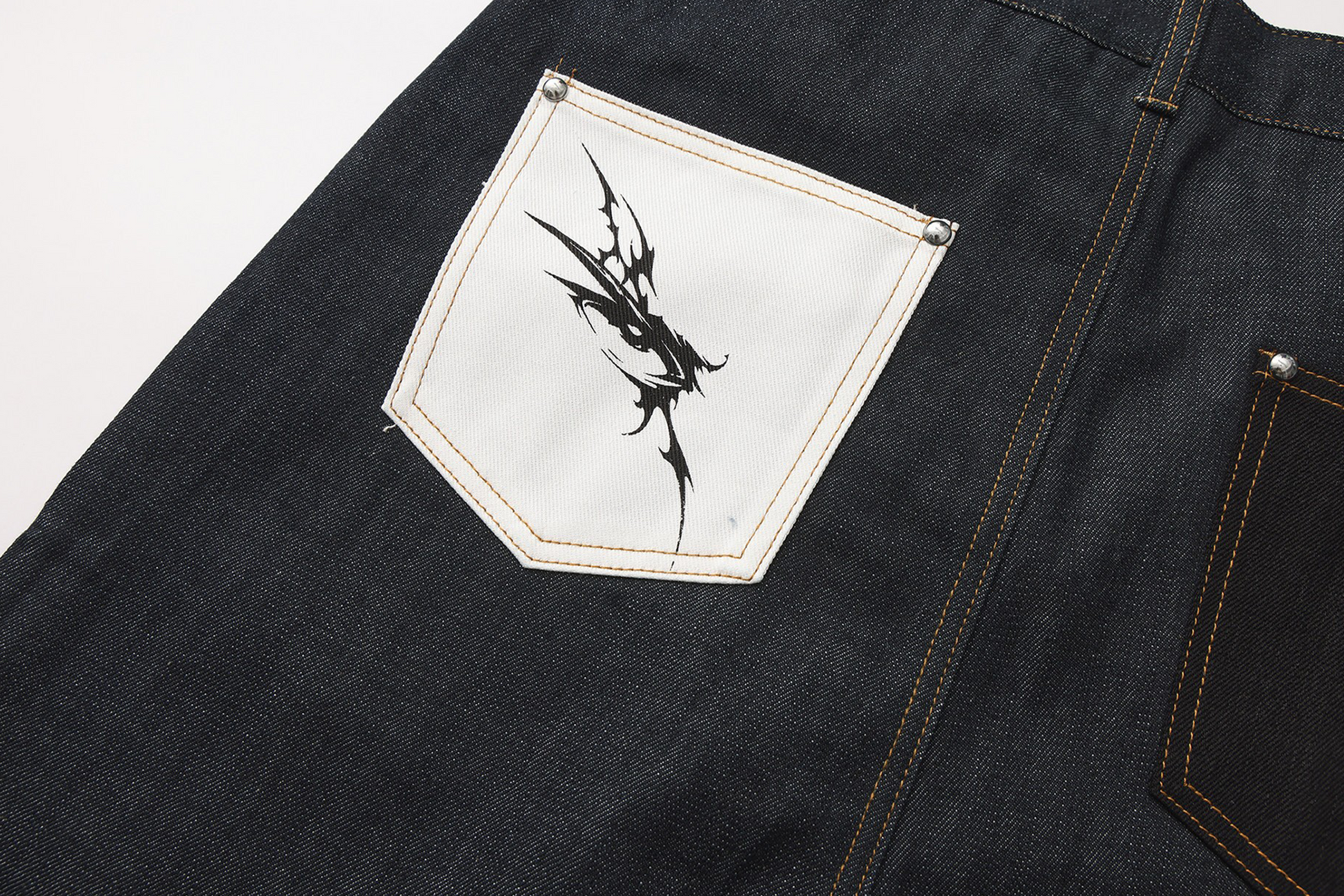 PAIKI Thorn Totem Selvedge Jeans-Jeans-S / 31"-Free Shipping Leatheretro
