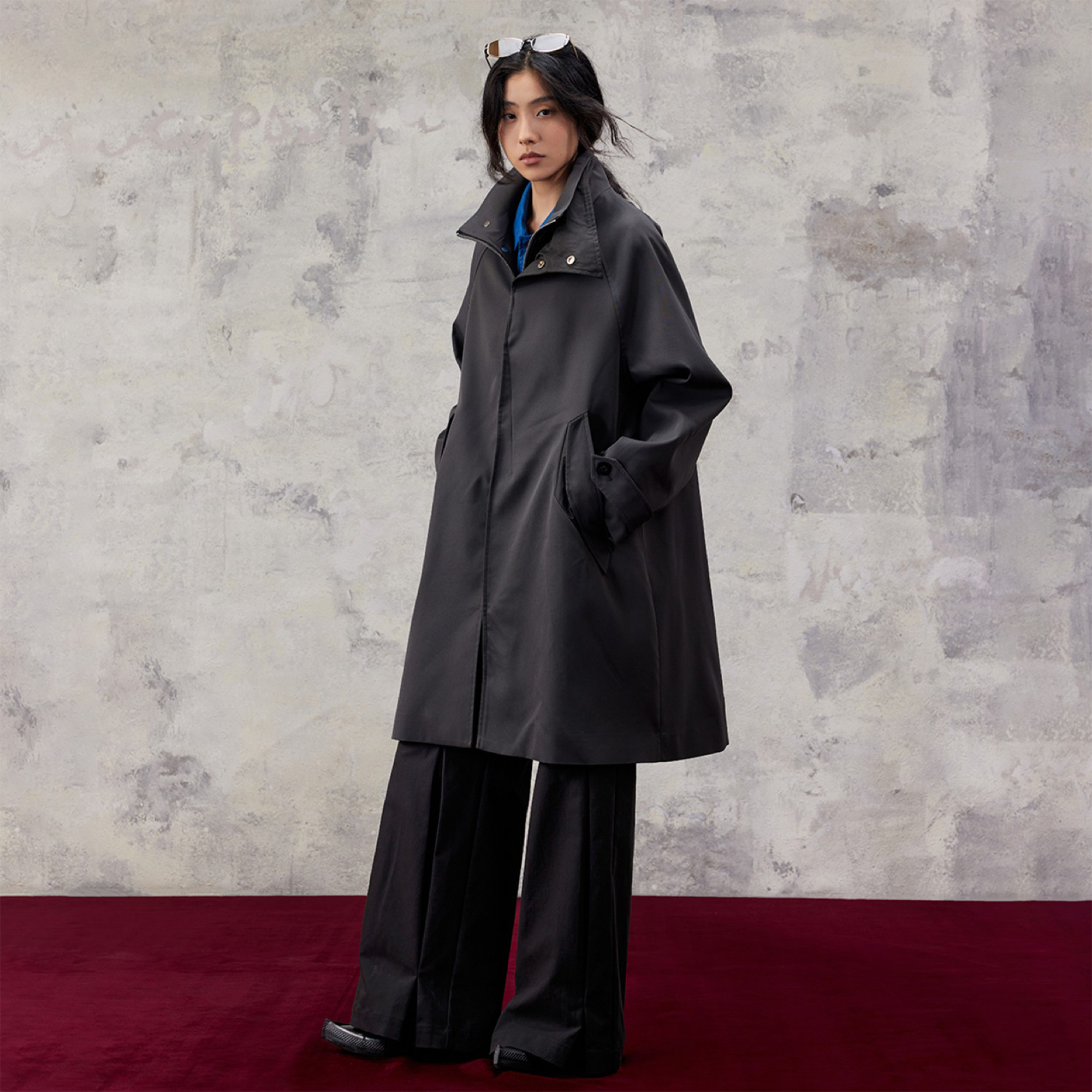 ALVNG AR ANTS Essential Waterproof Double-Pockets Coat-Jacket-S-Free Shipping Leatheretro