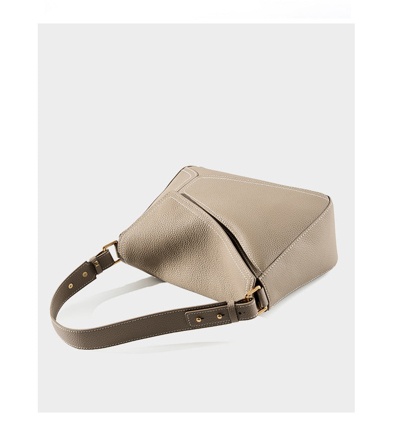 Luxury Leather Tote Bag for Women-Handbags-Brown-Free Shipping Leatheretro