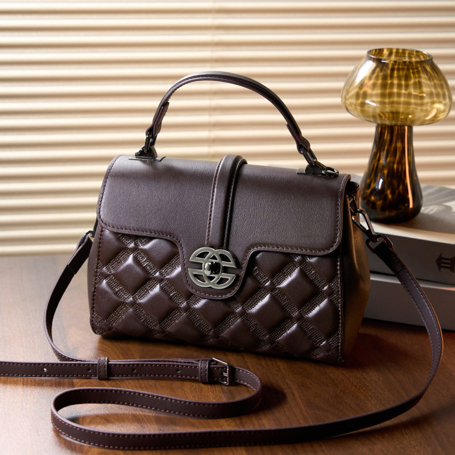 Luxury Leather Tote Bag for Women-Handbags-Black-23*11*17-Free Shipping Leatheretro