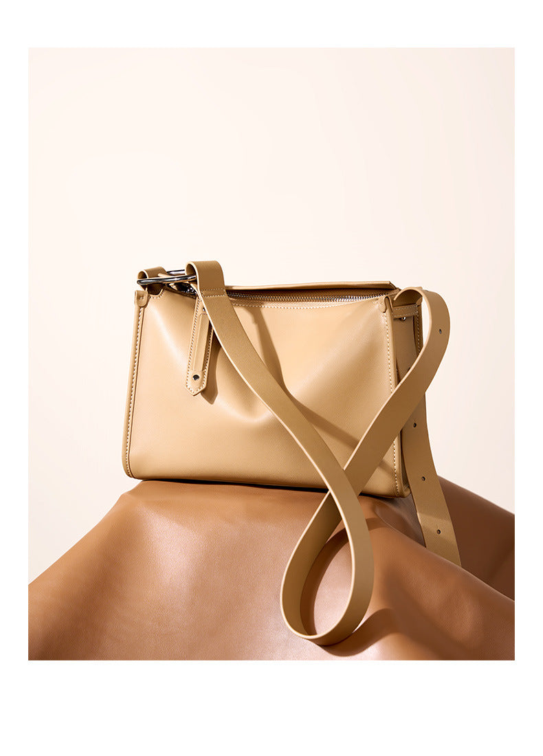 Women's Genuine Leather Crossbody Bag-Handbags-Black-Free Shipping Leatheretro