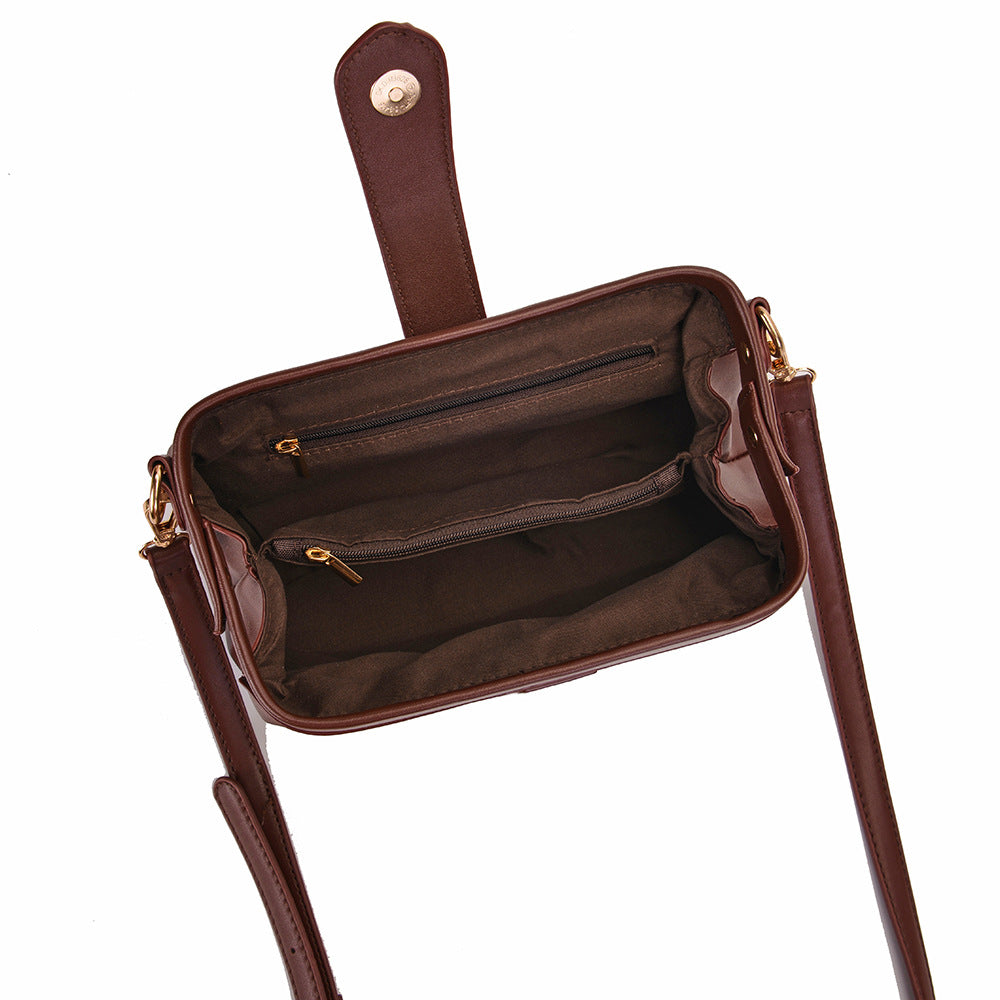 Vintage PU Mini Shoulder Bags for Women-Handbags, Wallets & Cases-Yellow-Free Shipping Leatheretro