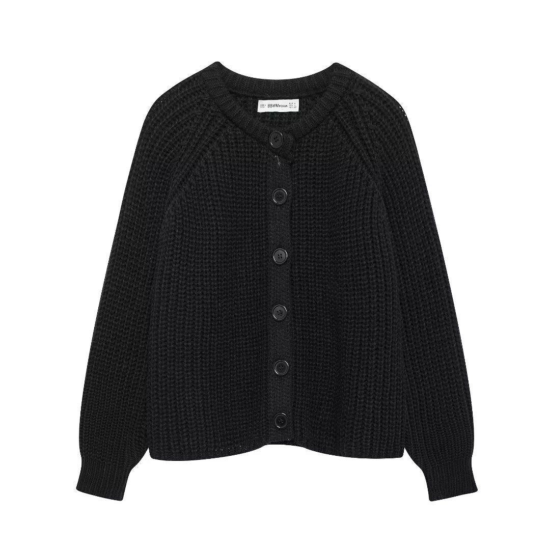 Casual Long Sleeves Knitted Cardigan Sweaters-Sweater&Hoodies-K-S-Free Shipping Leatheretro