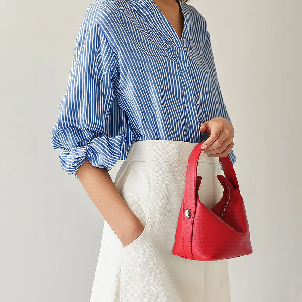 Luxury Women's Leather Crossbody Bag-crossbody bags-brown-Free Shipping Leatheretro