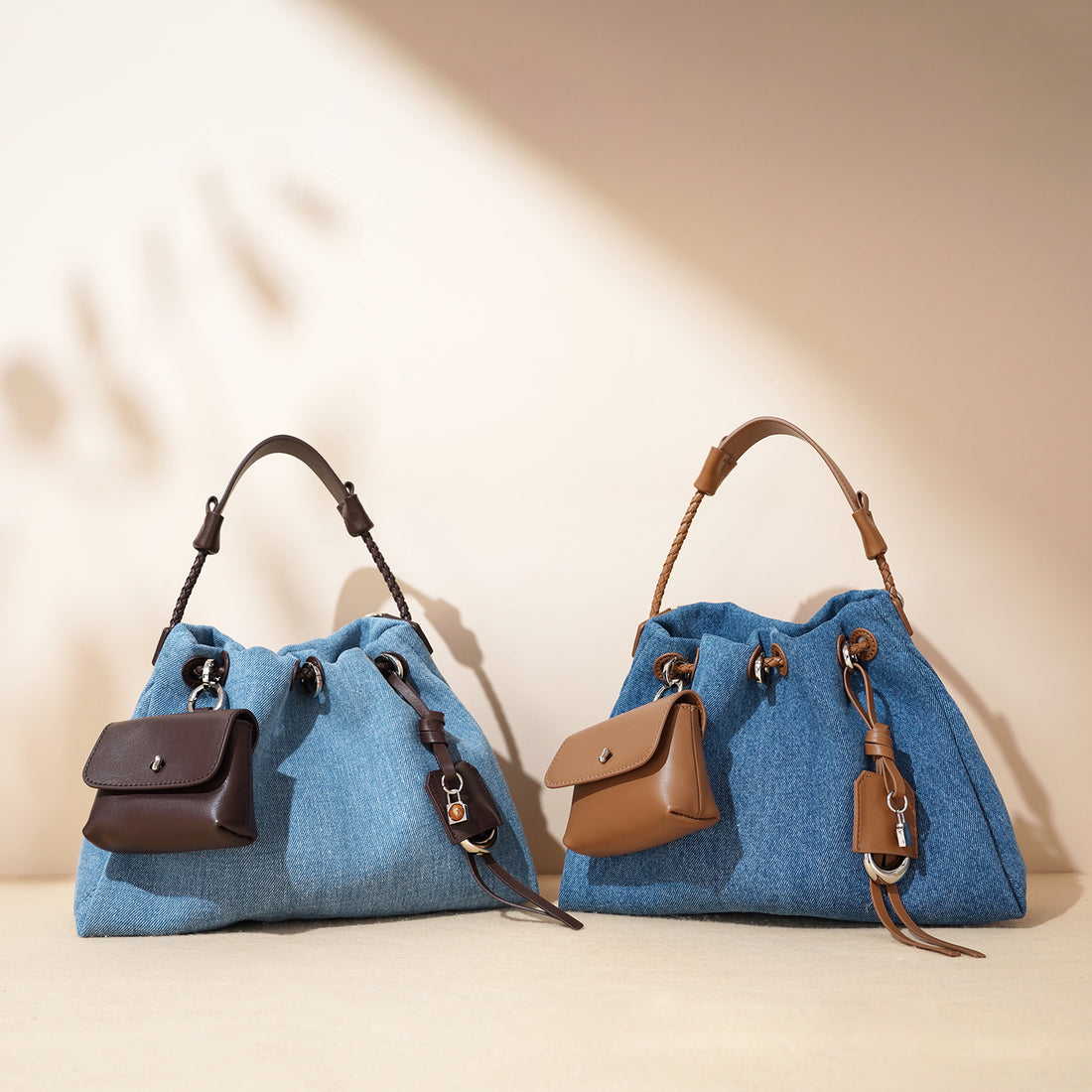 Summer Denim Shoulder Bag-Shoulder Bags-A-Free Shipping Leatheretro