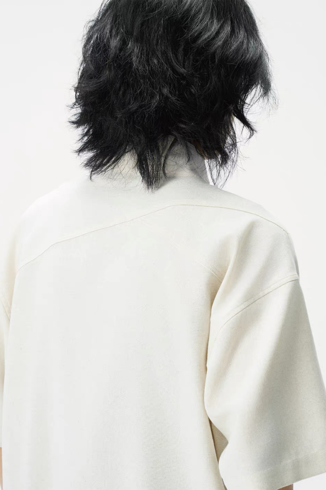 GONGHE REPUB Tencel-Linen Open-Collar Shirt-Half shirt-S-Free Shipping Leatheretro