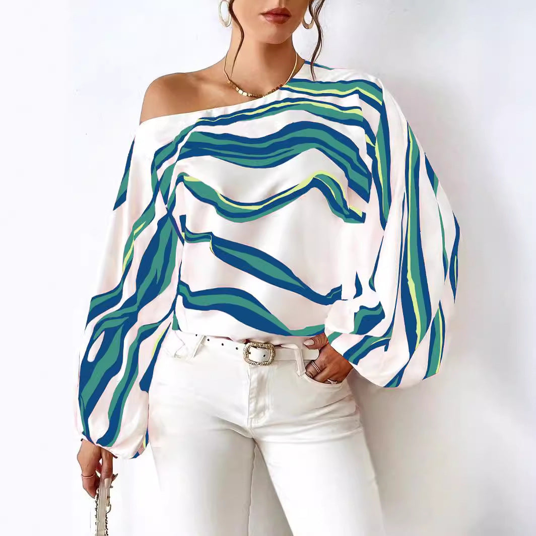 Casual Off The Shoulder Summer Blouses-Shirts & Tops-Red-S-Free Shipping Leatheretro