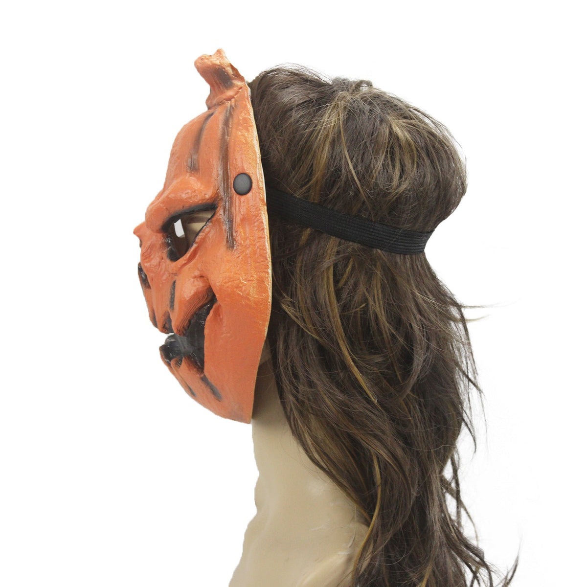 Halloween & Mardi Gras Party Mask-orange-one size fits all-Free Shipping Leatheretro