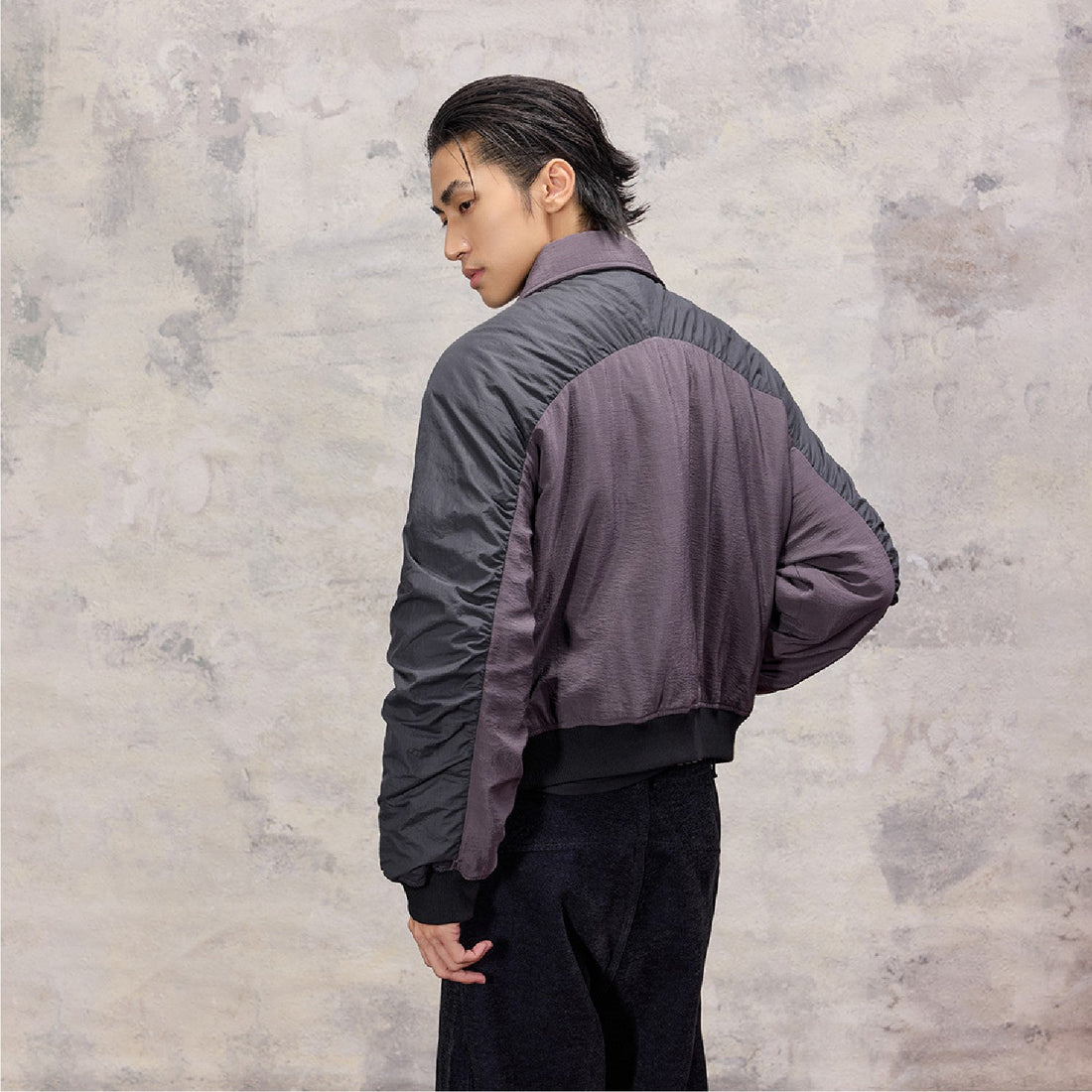 ALVNG AR ANTS Tucked Pleats Saber Sleeve Jacket-Jacket-S (Preorder)-Free Shipping Leatheretro