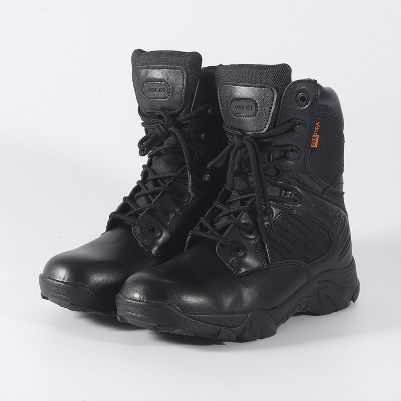 Durable Hiking Boots Sand Tactical Shoes for Men-boots-Black-39-Free Shipping Leatheretro