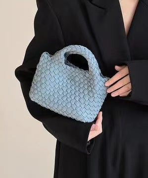 Handwoven Mini Bag – Stylish Tote Handbag-Fruit Green-Free Shipping Leatheretro