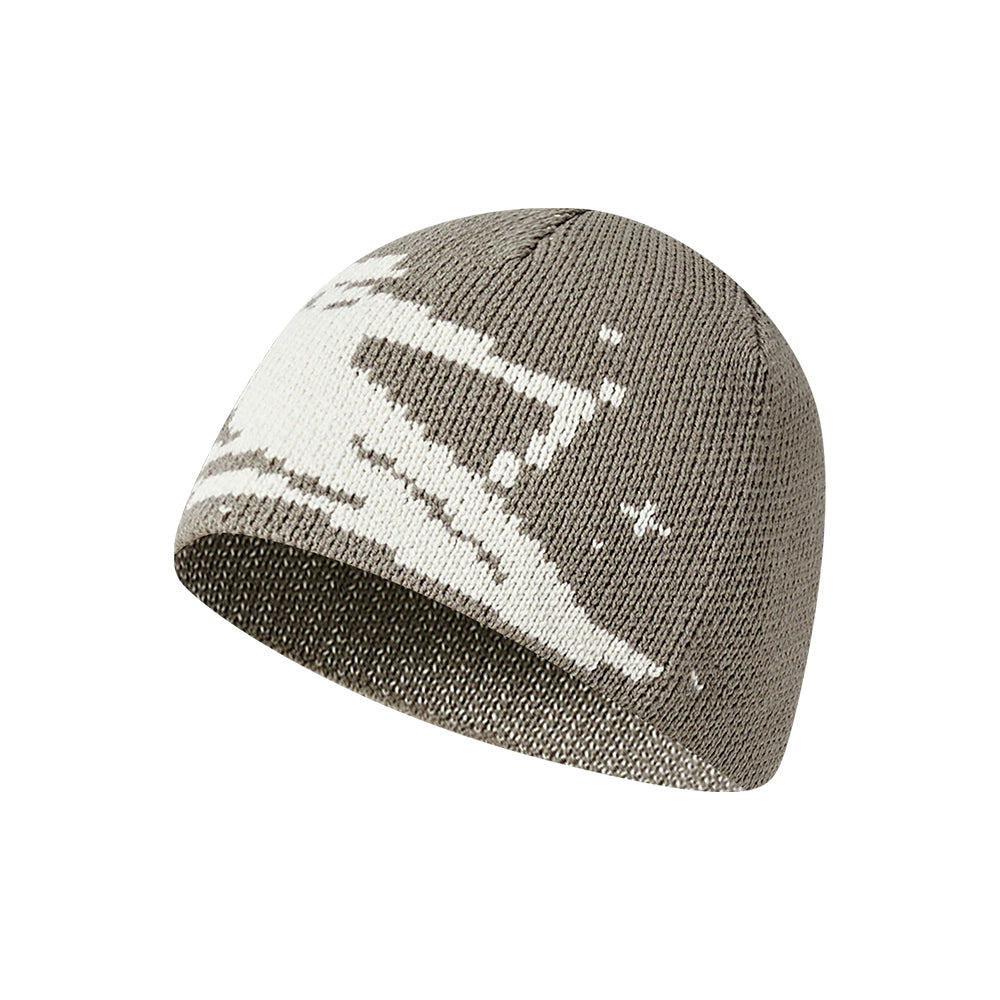 KREATE Fair Isle Ski Portrait Beanie-Black-F-Free Shipping Leatheretro