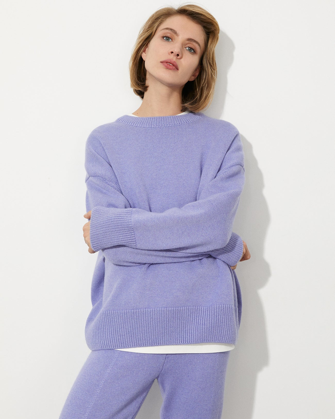 Casual Pullover Knitted Sweaters for Women-Sweaters-Purple-S-Free Shipping Leatheretro