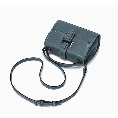 Genuine Leather Crossbody Bag for Women-Handbags-White-Free Shipping Leatheretro