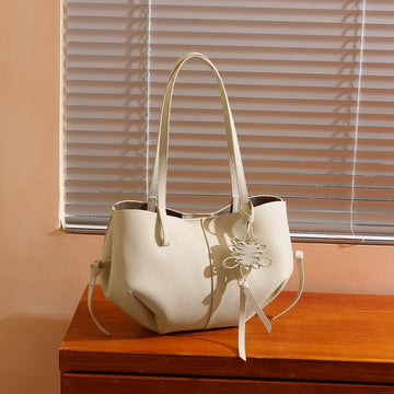 Women's Genuine Leather Tote Bag-Shoulder Bags-black-Free Shipping Leatheretro