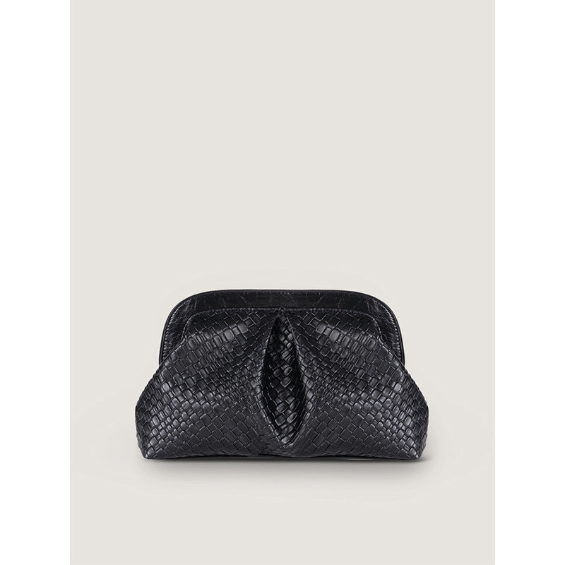 Wrinkle Dumpling Bag – Versatile Knit Shoulder Bag & Crossbody Purse-gold-28x19x5CM-Free Shipping Leatheretro