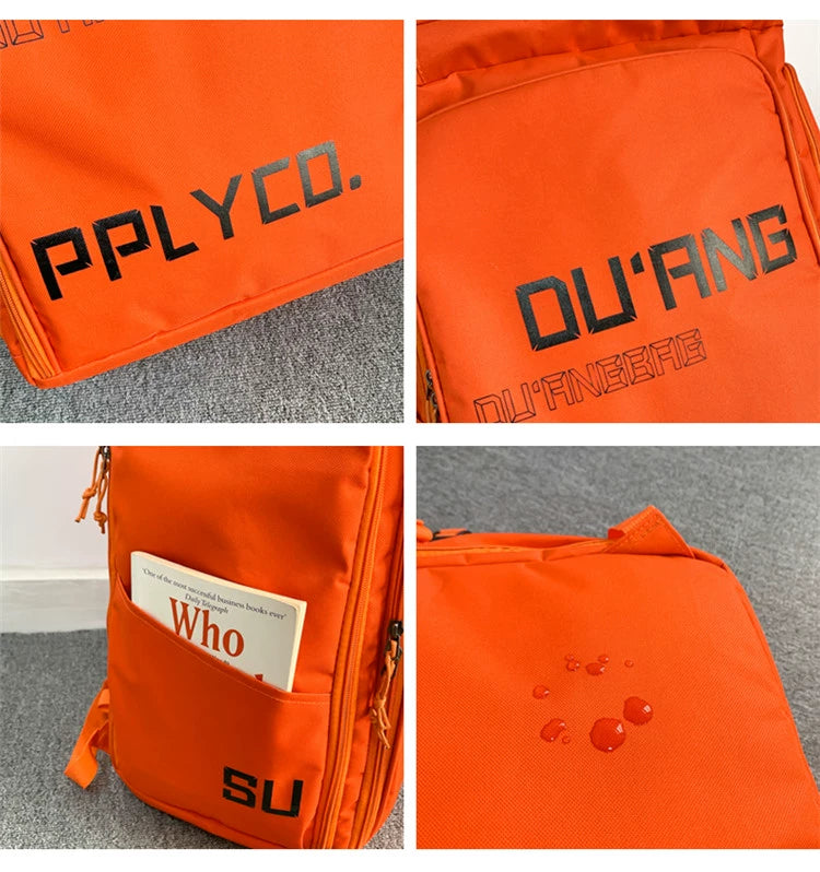 Boom Versatile Large-Capacity Backpack-Black-Free Shipping Leatheretro