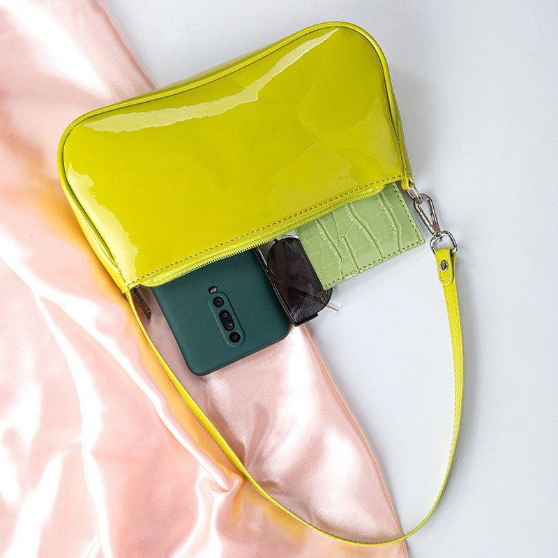 Women's Small Shoulder Bag-White-Free Shipping Leatheretro