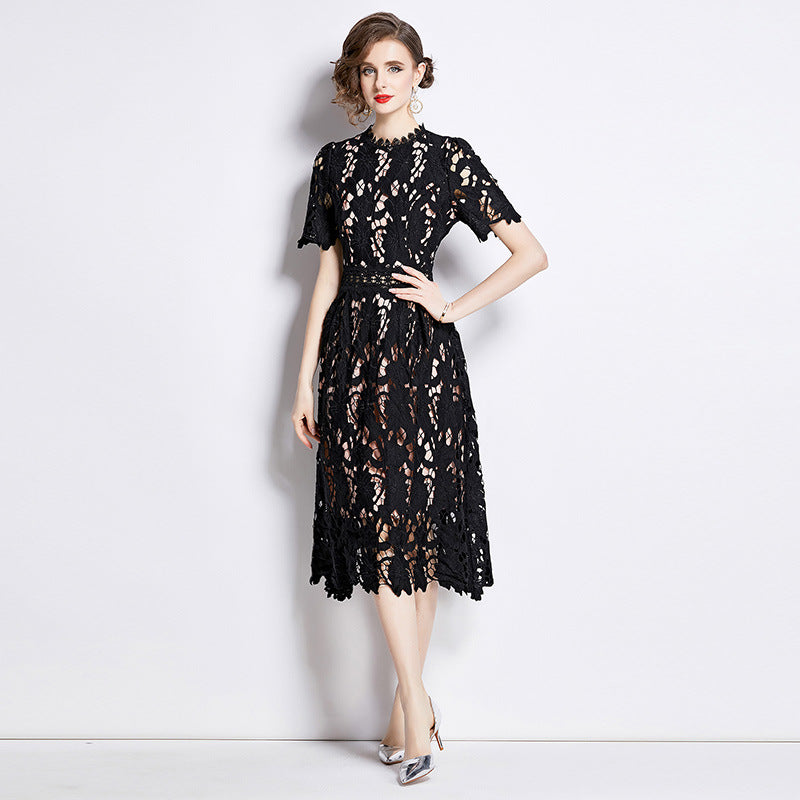 Luxury Fashion A Line Black Party Dresses-Dresses-Black-2XL-Free Shipping Leatheretro