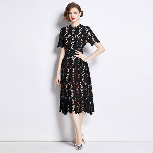 Luxury Fashion A Line Black Party Dresses-Dresses-Black-2XL-Free Shipping Leatheretro