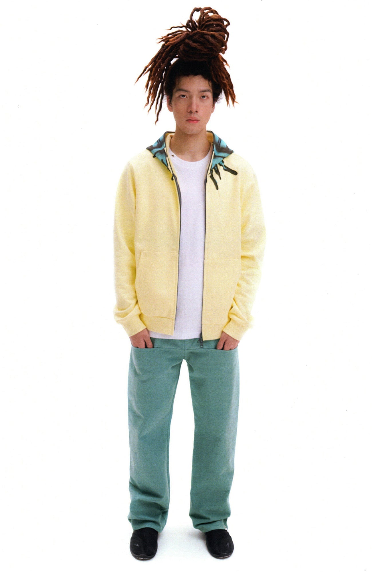 URBAN+FOREST Paneled Canvas Straight-Leg Jeans-Jeans-S-Khaki-Free Shipping Leatheretro