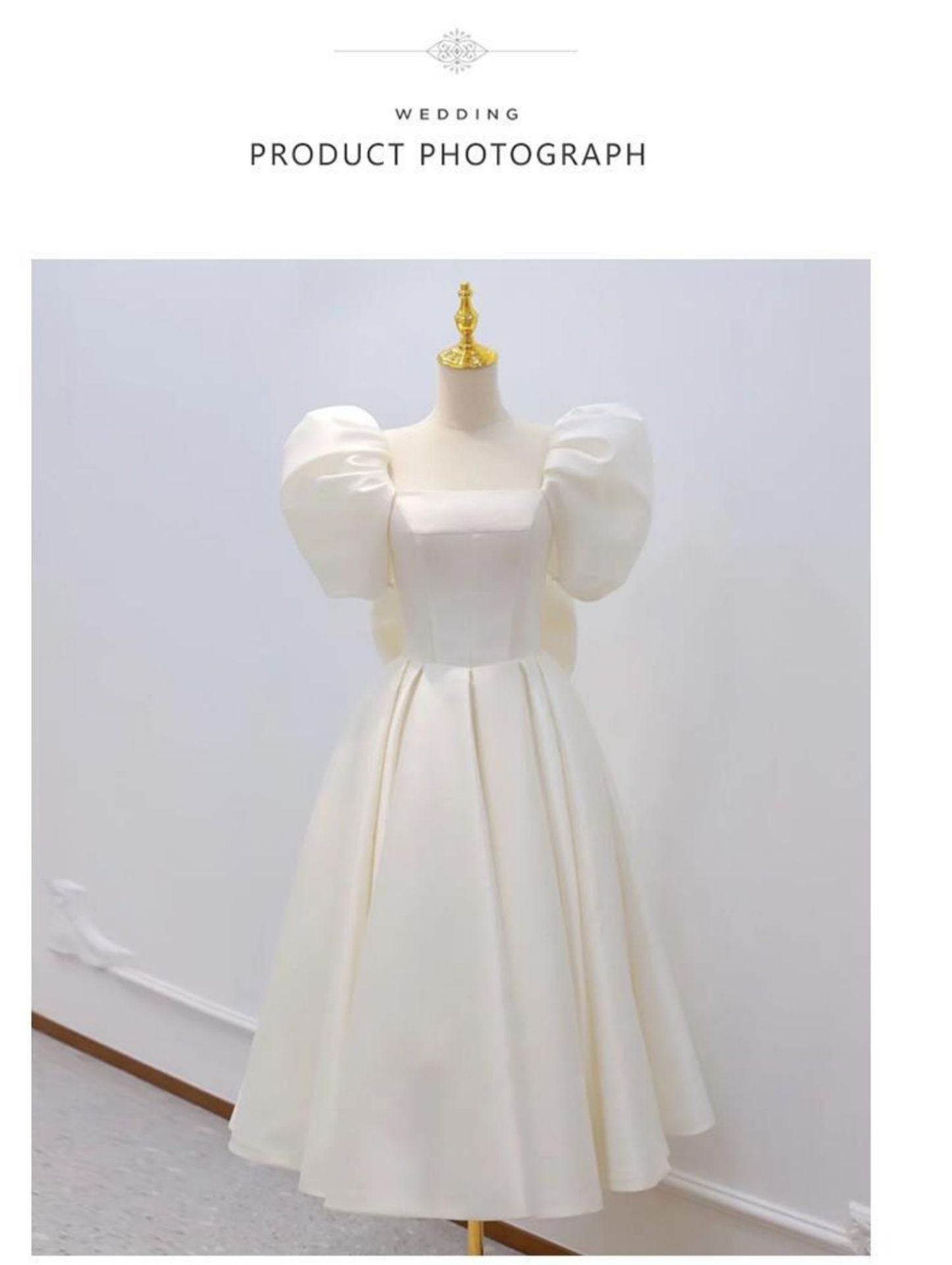 Vintage Elegant Short Party Dresses-Dresses-White-S-Free Shipping Leatheretro