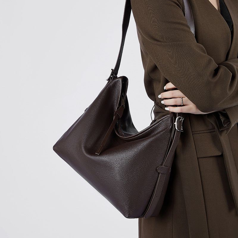 Genuine Leather Women's Crossbody Bag-crossbody bags-A-Free Shipping Leatheretro