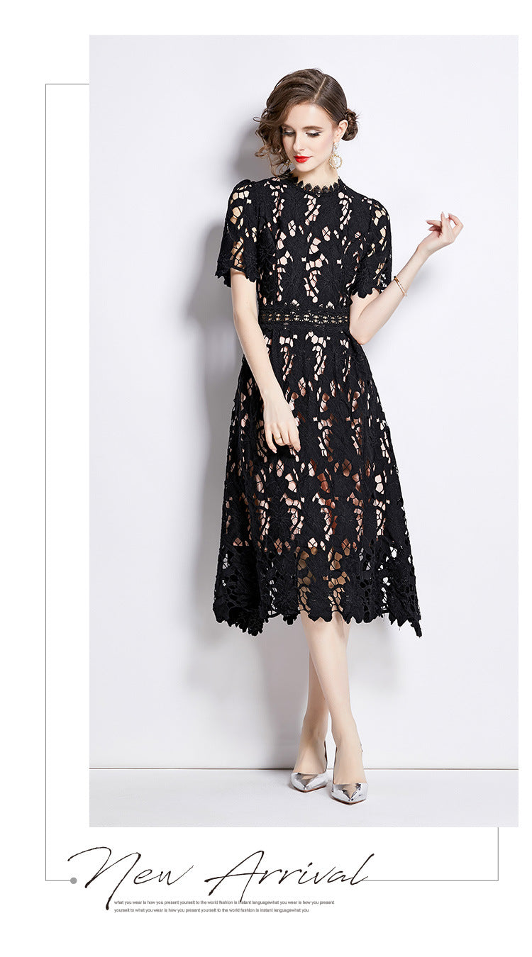 Luxury Fashion A Line Black Party Dresses-Dresses-Black-2XL-Free Shipping Leatheretro