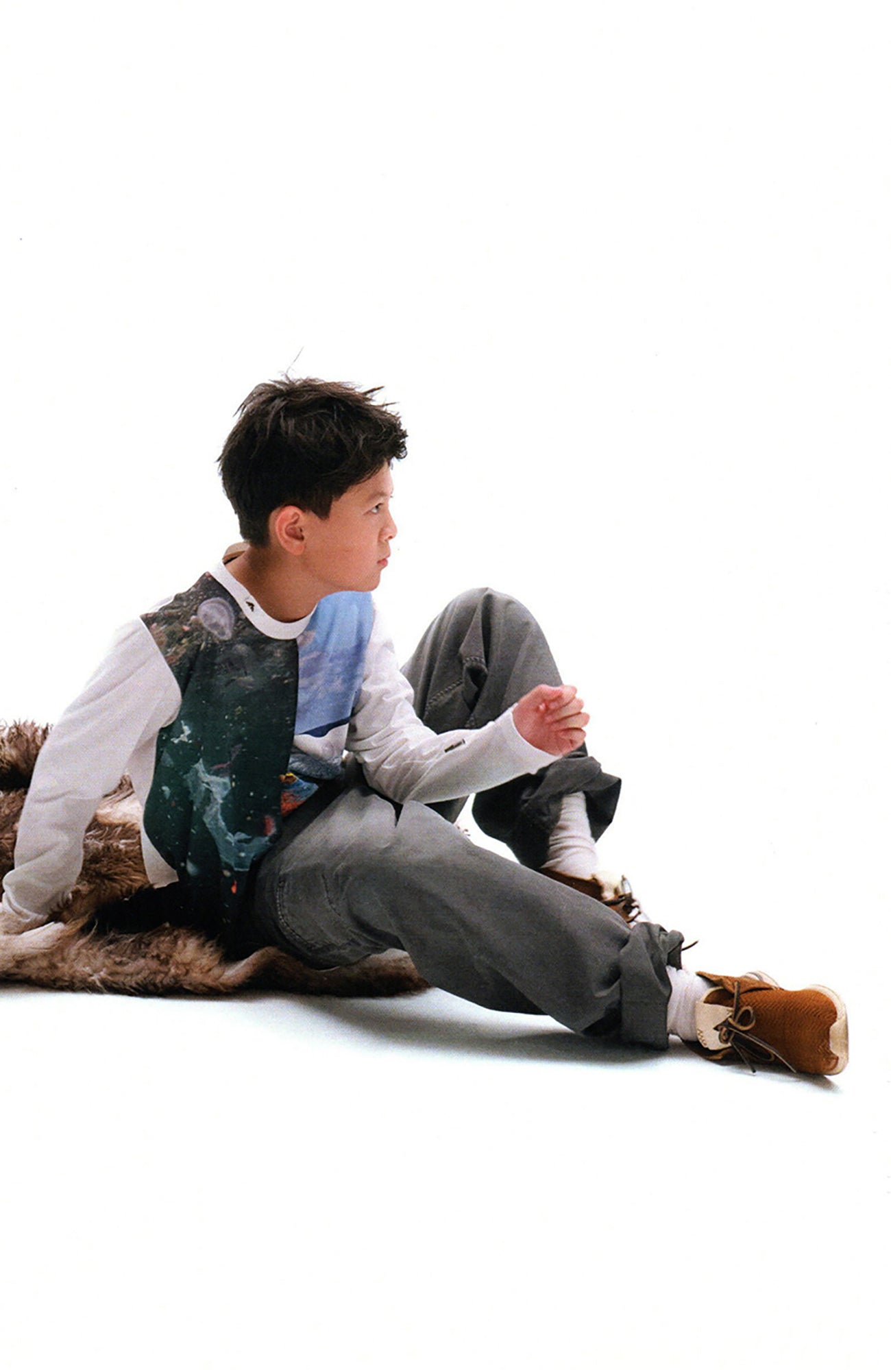 URBAN+FOREST Back-Strapped Washed Pants