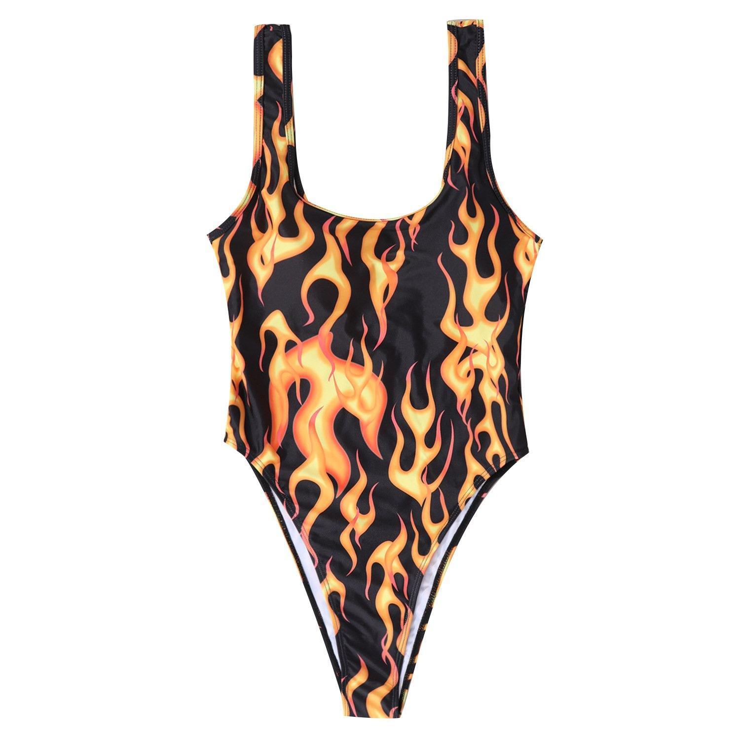 Sexy One Piece Swimsuits-Women Swimwear-Black-S-Free Shipping Leatheretro