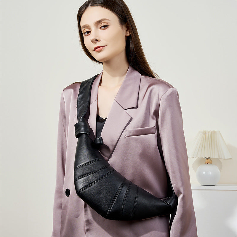 Sheepskin Bag Boho Shoulder Bag for Women-Handbags-Black-34*4*16-Free Shipping Leatheretro