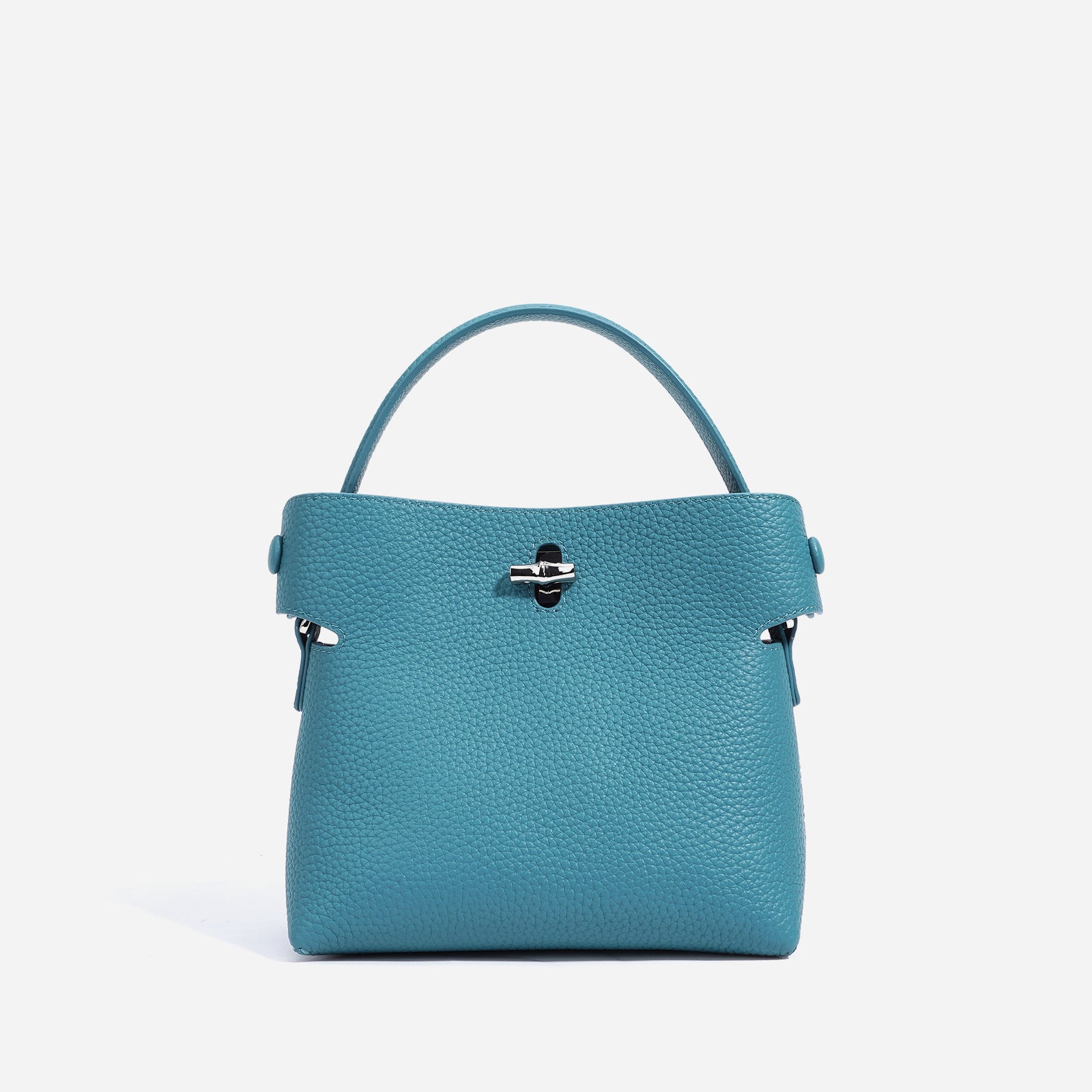 Bucket Bamboo Bag – Stylish & Versatile Crossbody Tote for Women-Tote Bags-denim blue-Free Shipping Leatheretro